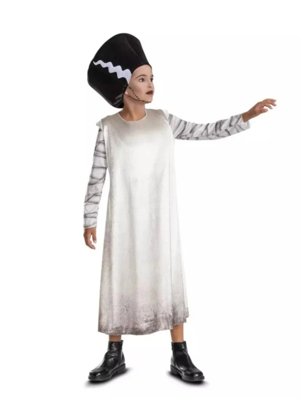 Bride of Frankenstein 4/6 Halloween Costume Monsters Universal Kids Girls